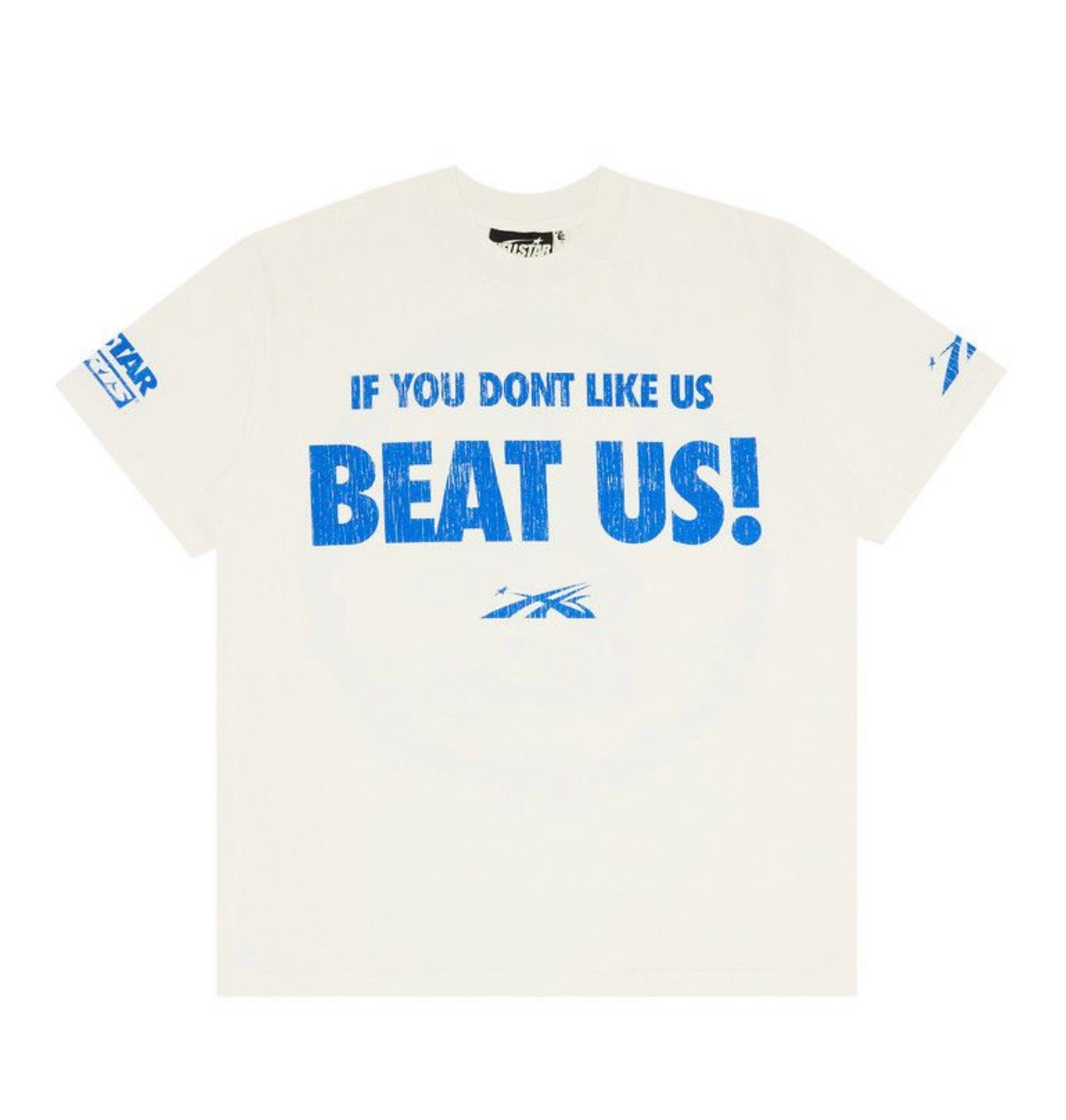 Hellstar Beat Us Tee White/Blue