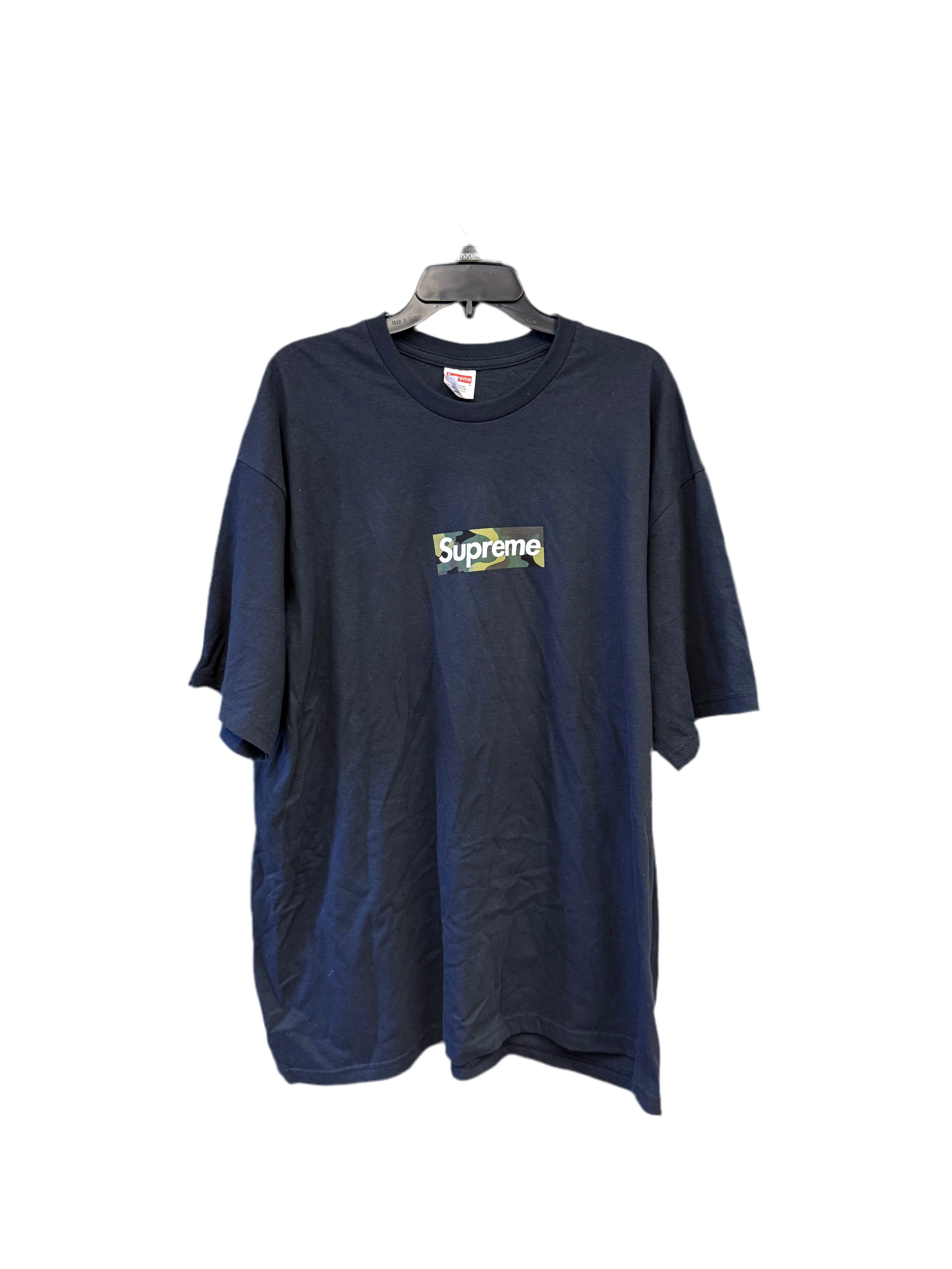 Supreme Camo Box Logo Tee Black