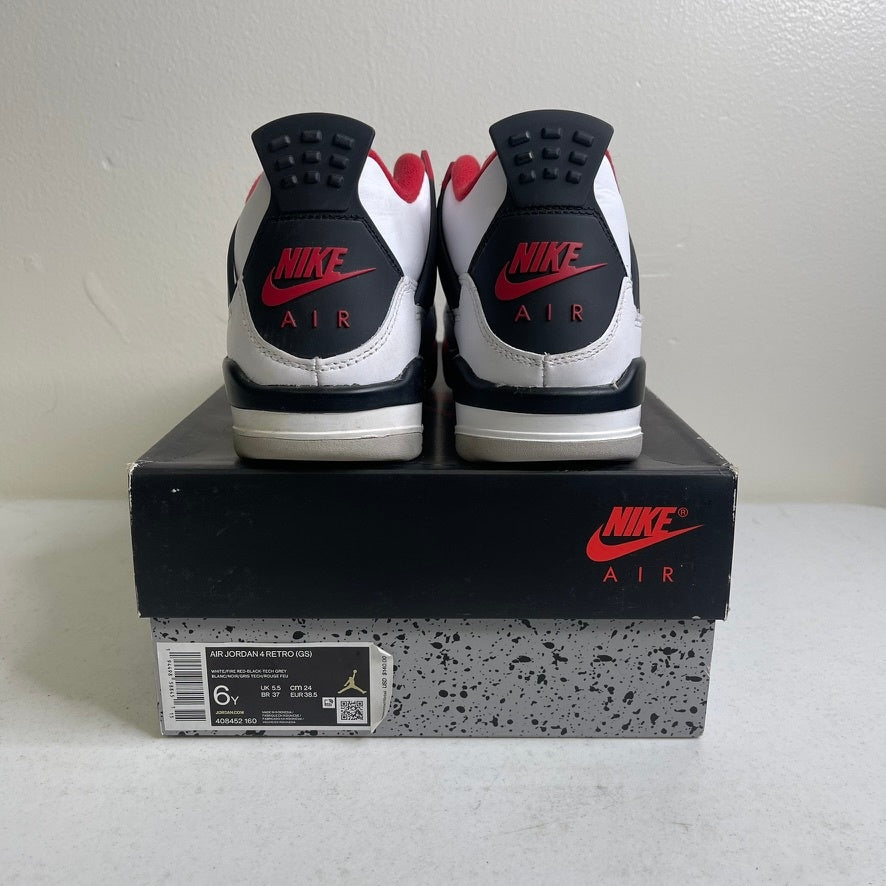 Jordan 4 Retro Fire Red (2020) (GS)