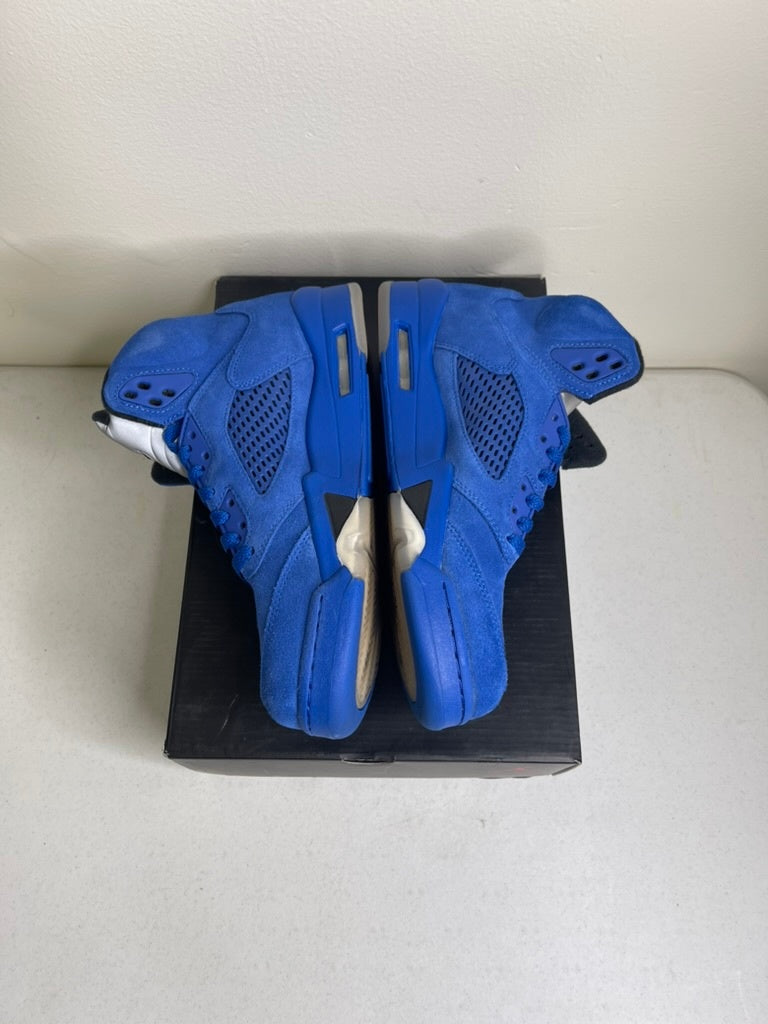 Size 8 - Jordan 5 Retro Blue Suede