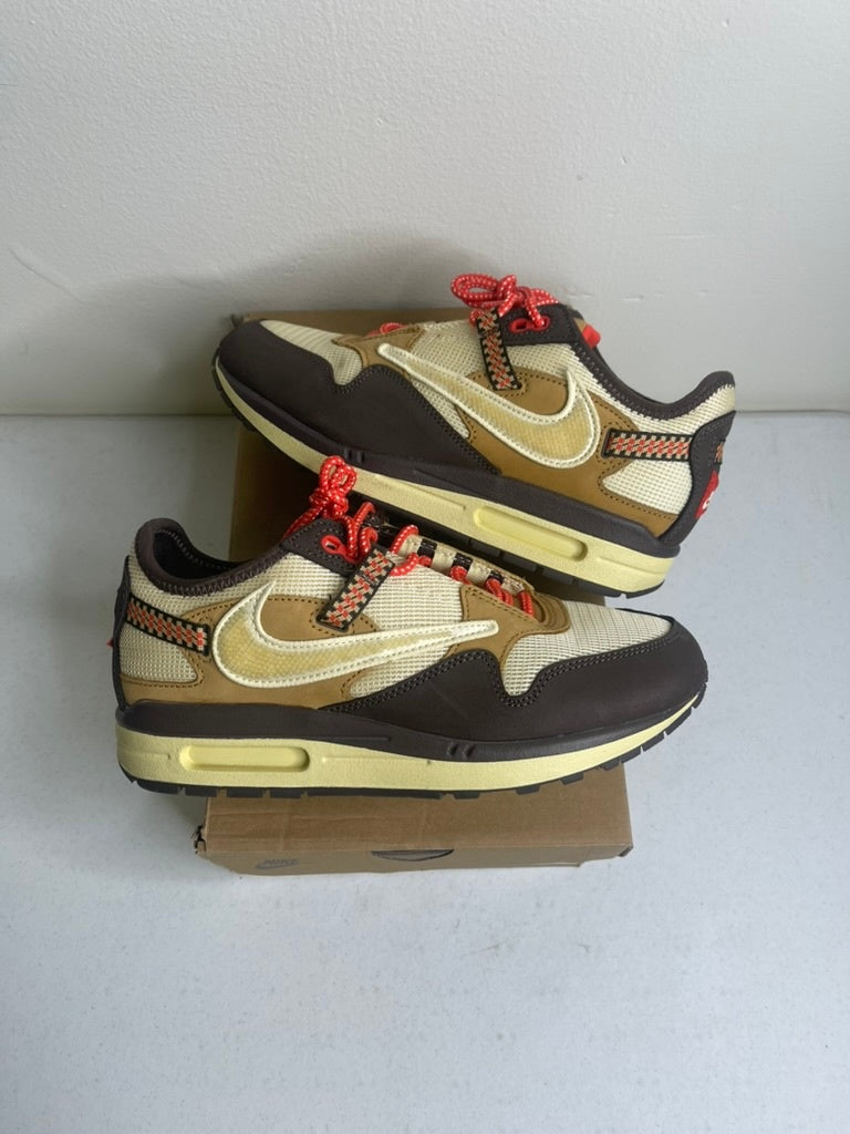 Size 7 - Nike Air Max 1 Travis Scott Cactus Jack Baroque Brown