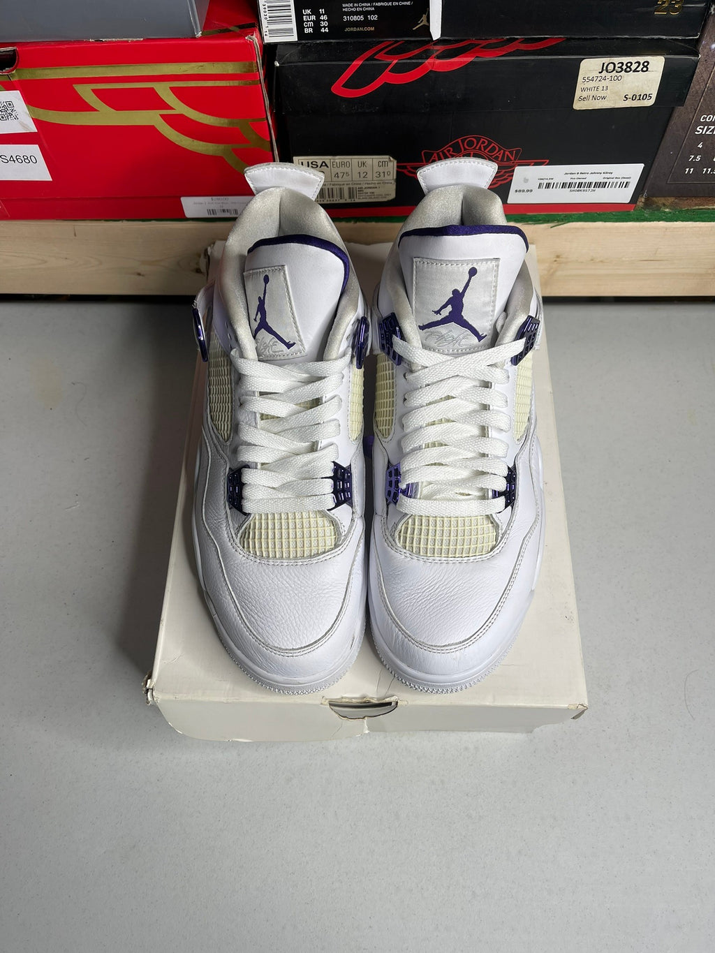 Jordan 4 Retro Metallic Purple