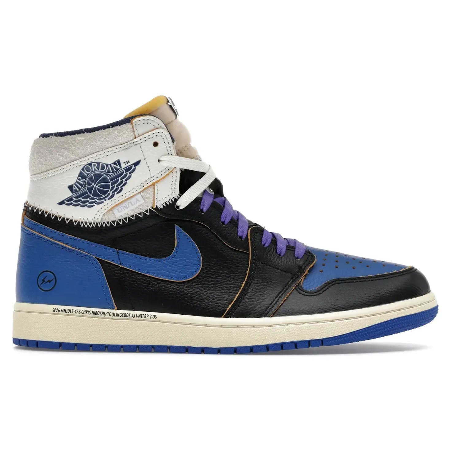 Size 9.5 - Jordan 1 Retro High OG SP Fragment x Union LA Sport Royal