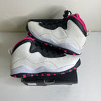 Size 9y - Jordan 10 Retro Vivid Pink (GS)