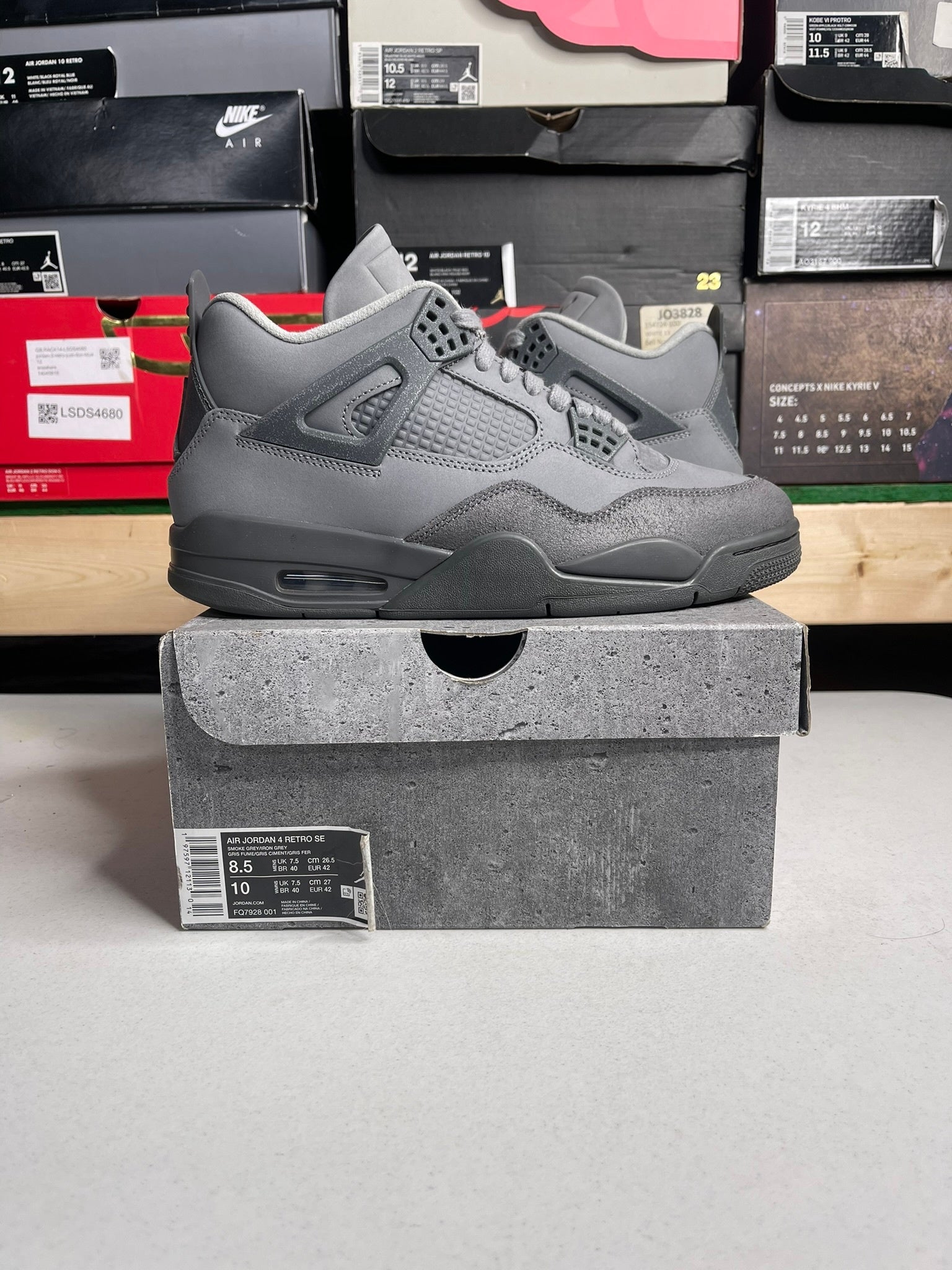 Jordan 4 Retro SE Paris Olympics Wet Cement