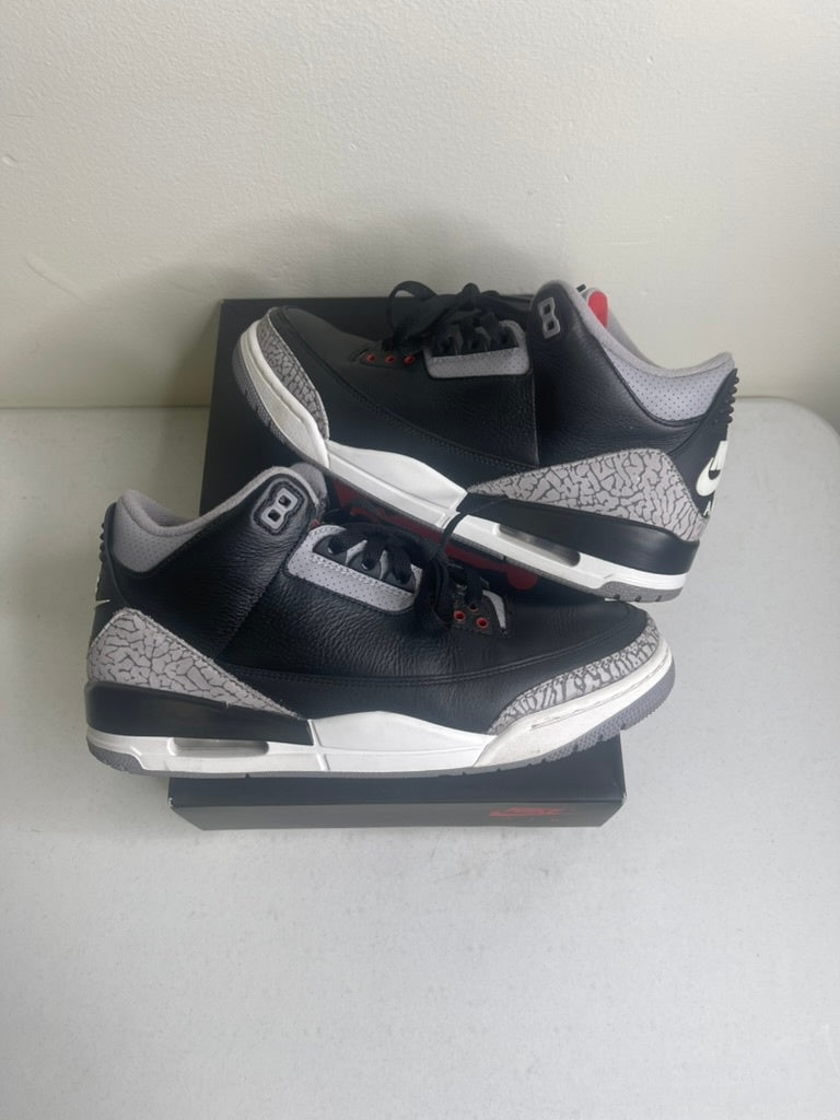 Size 10 - Jordan 3 Retro OG Black Cement (2024)