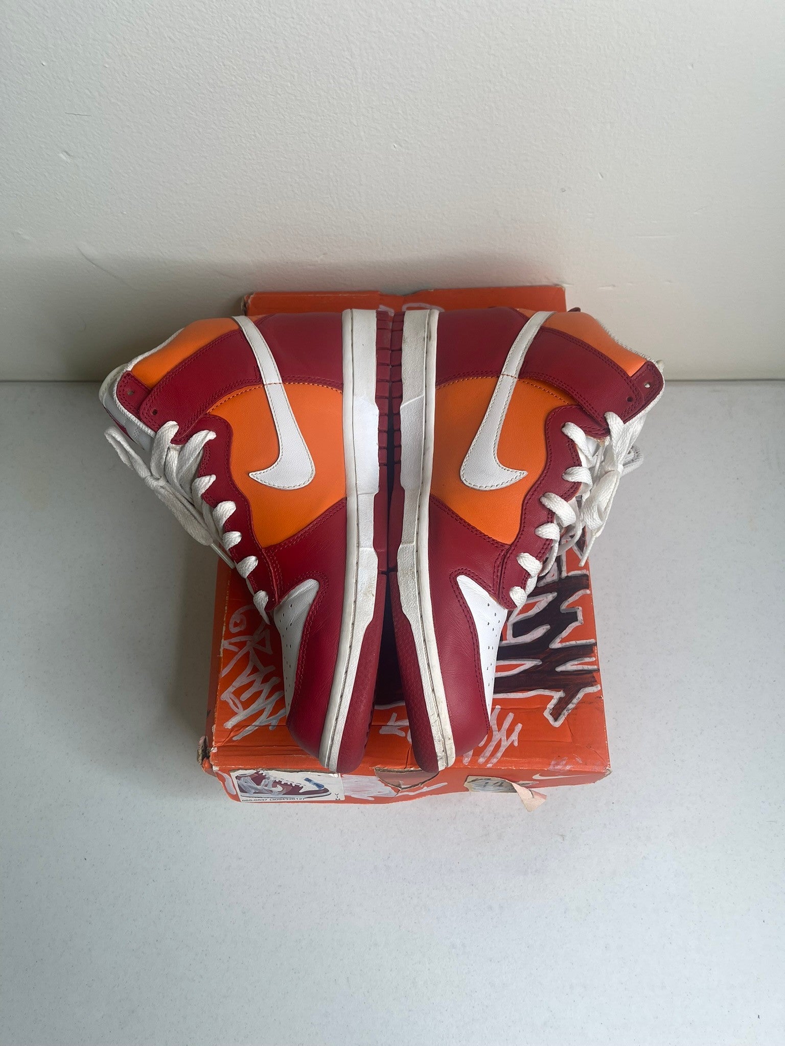 Nike Dunk High Varsity Red Orange Blaze
