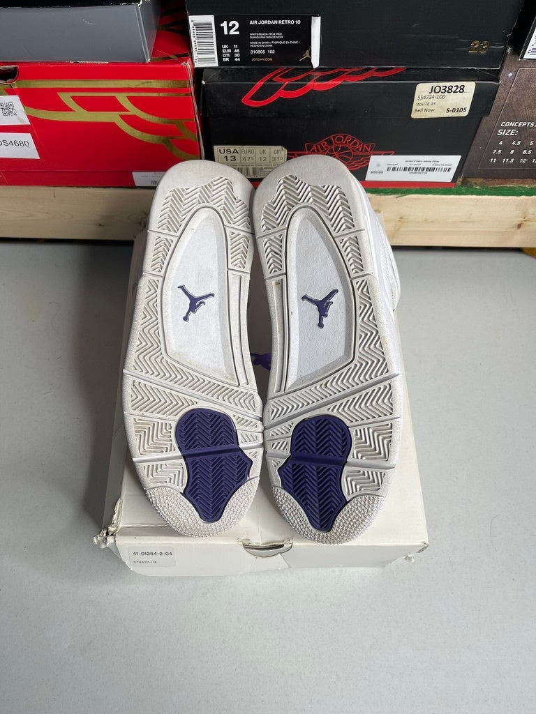 Jordan 4 Retro Metallic Purple