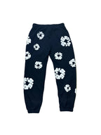 Size XXL - Denim Tears Cotton Wreath Black Sweatpants