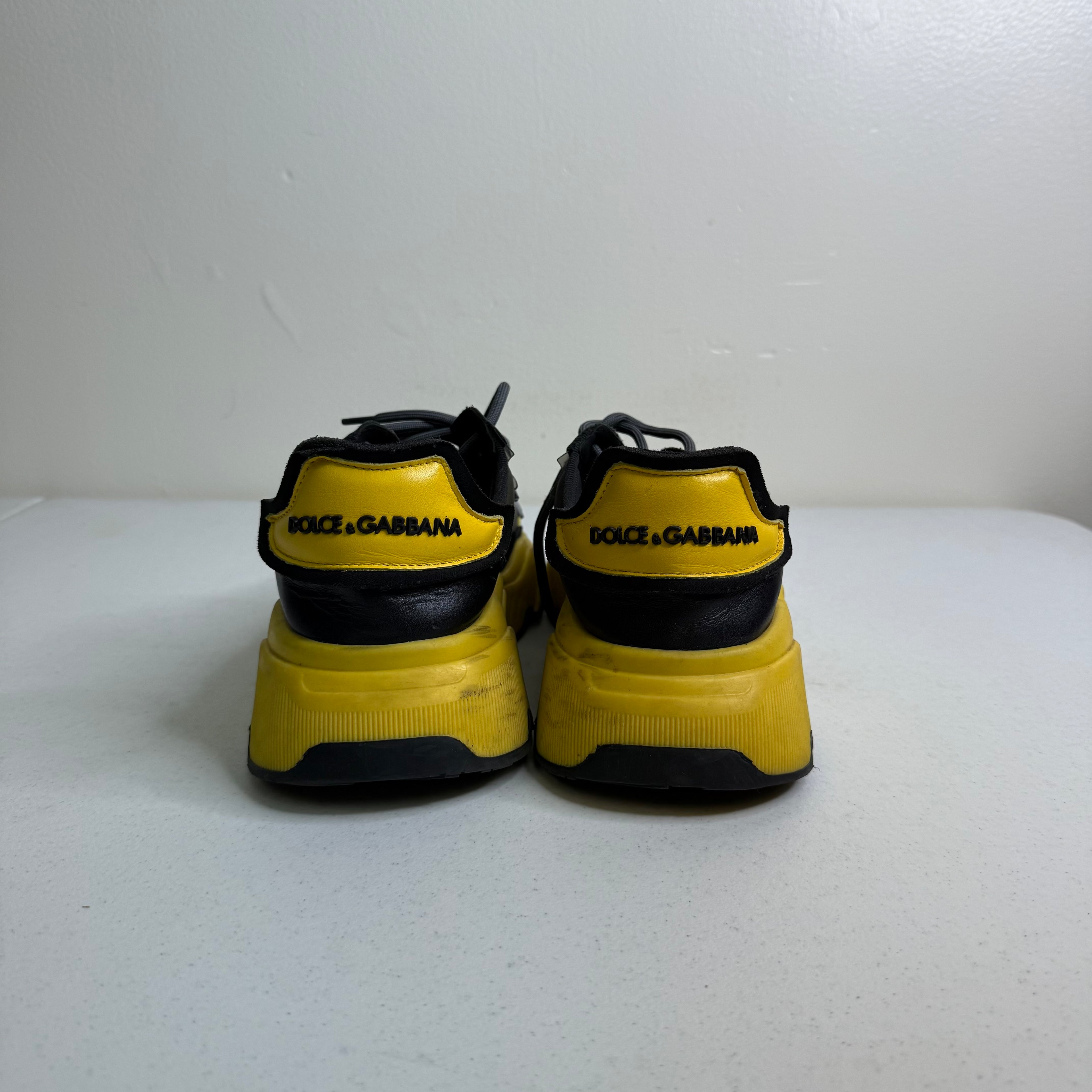 Dolce & Gabbana Black Yellow Sneaker