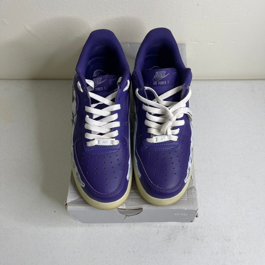 Nike Air Force 1 Low '07 QS Purple Skeleton Halloween (2021)