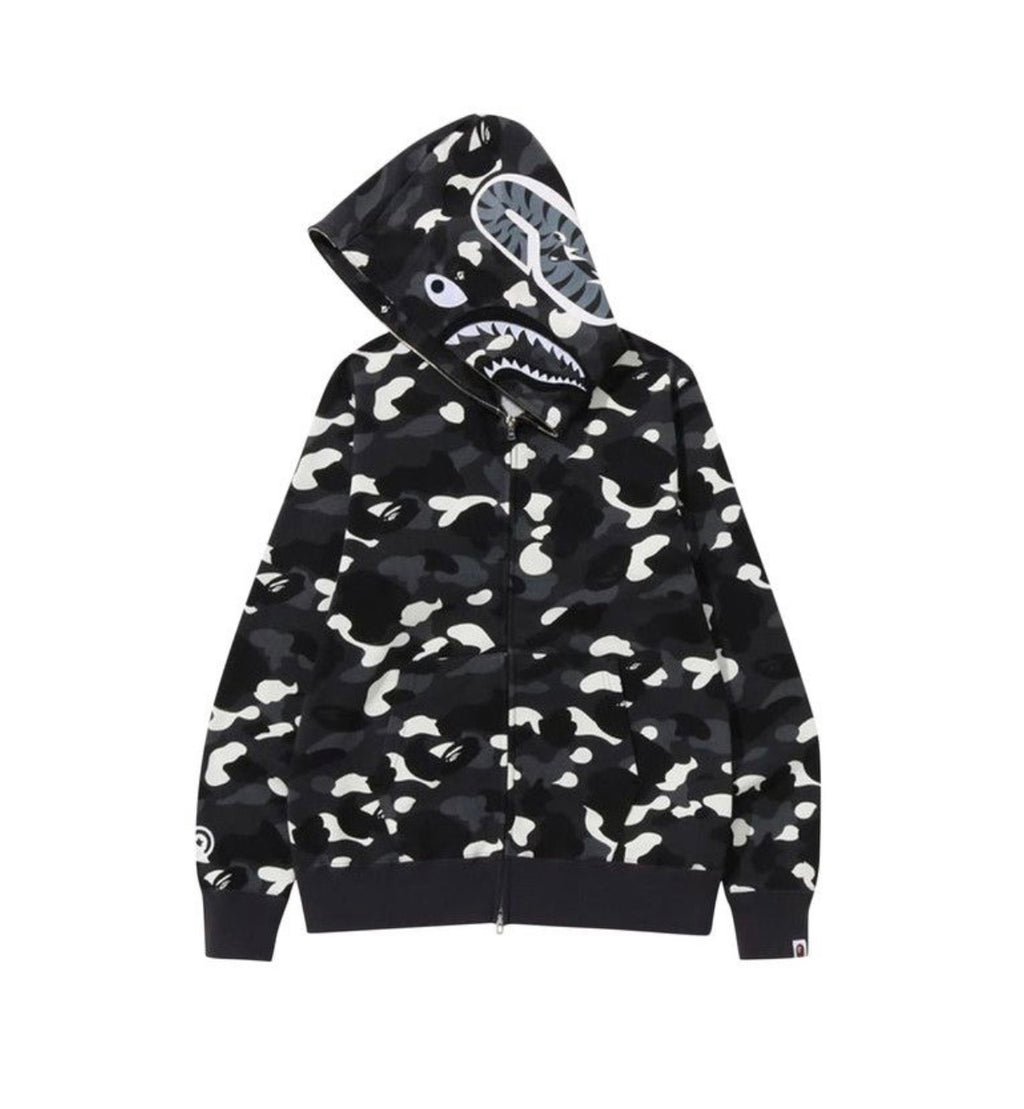 Bape City Camo Shark Full Zip Hoodie