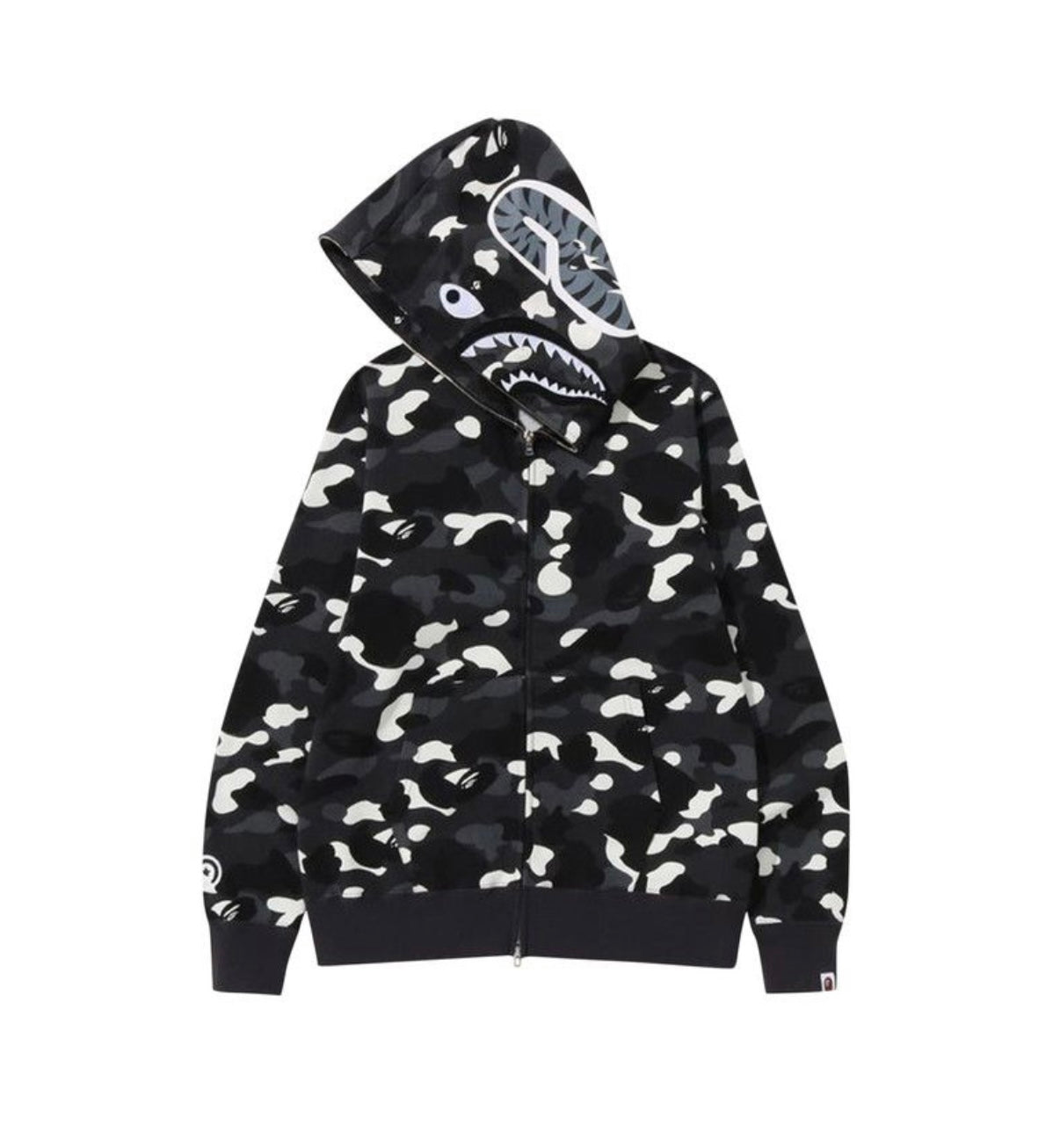 Bape City Camo Shark Full Zip Hoodie