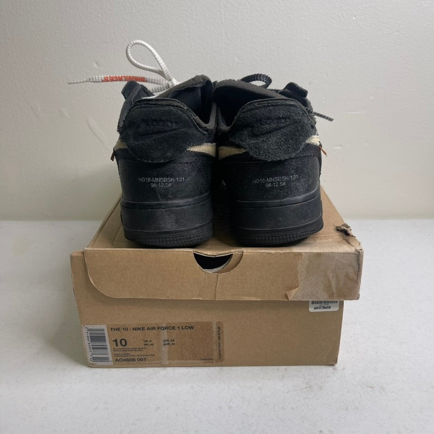 Size 10 - Nike Air Force 1 Low Off-White Black White
