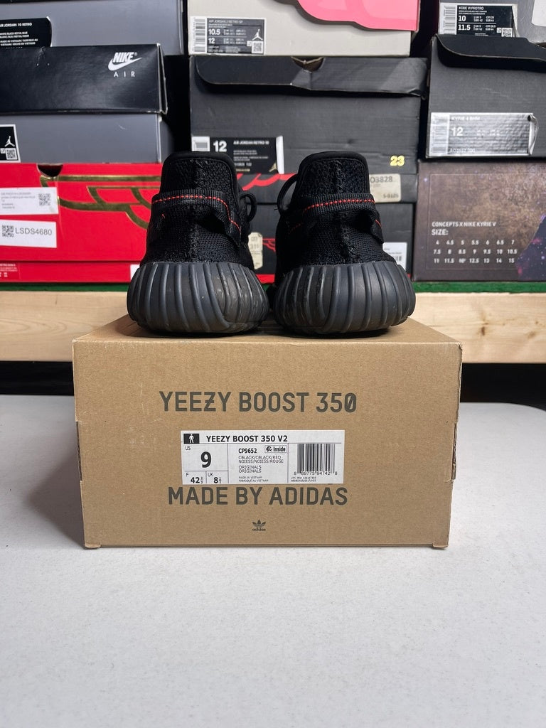 Size 9 - adidas Yeezy Boost 350 V2 Black Red