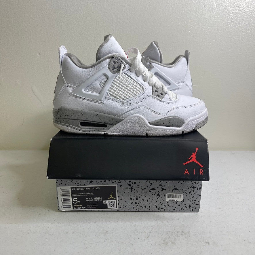 Jordan 4 Retro White Oreo (2021) (GS)