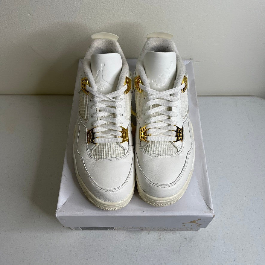 Size 11.5w - Jordan 4 Retro Metallic Gold (Women's)