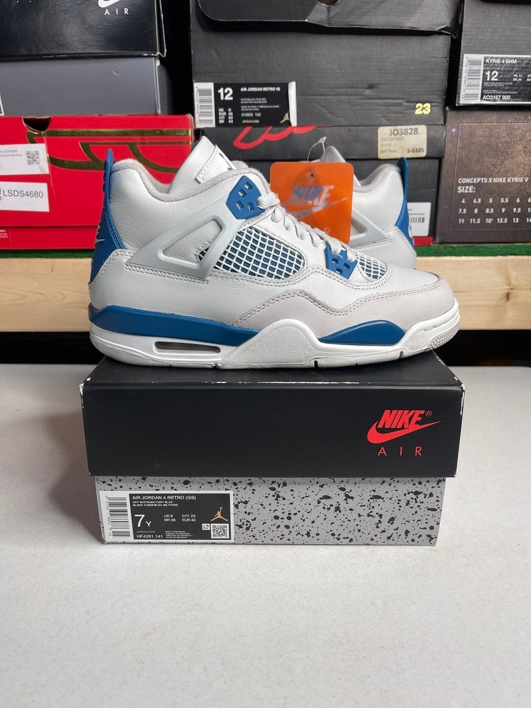 Jordan 4 Retro Military Blue (2024) (GS)