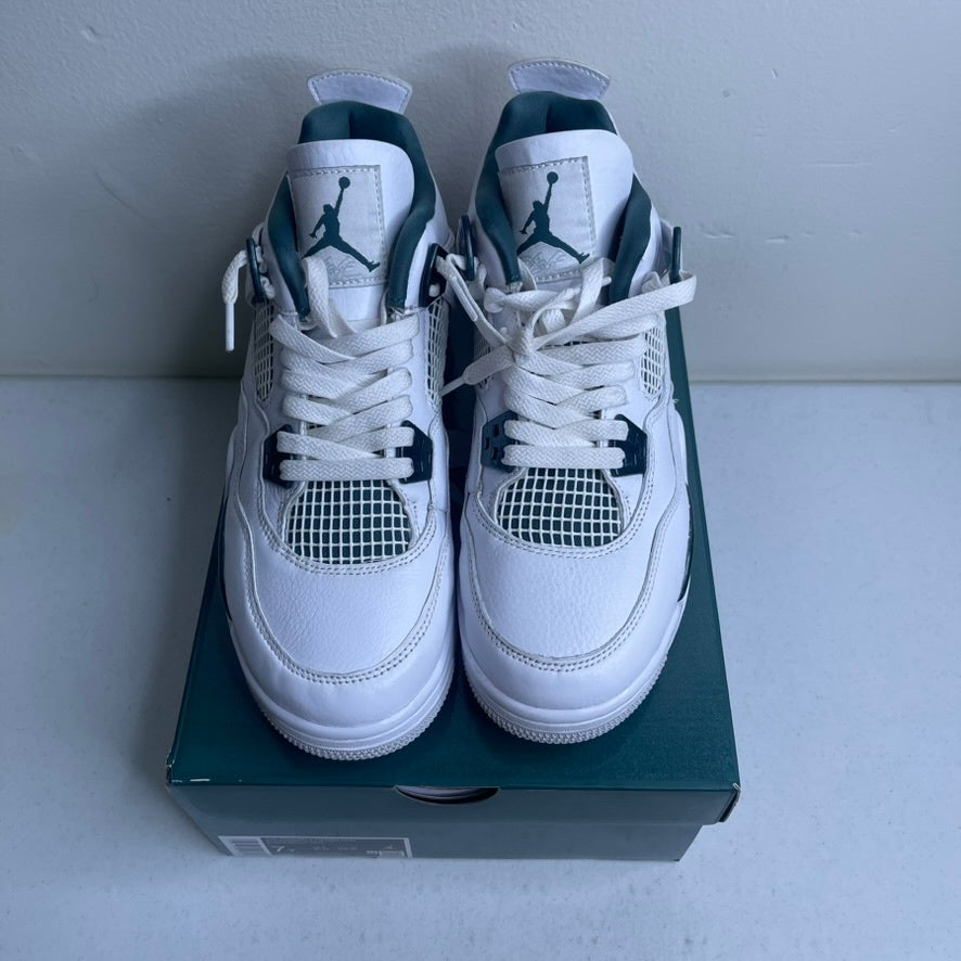 Size 7y - Jordan 4 Retro Oxidized Green (GS)