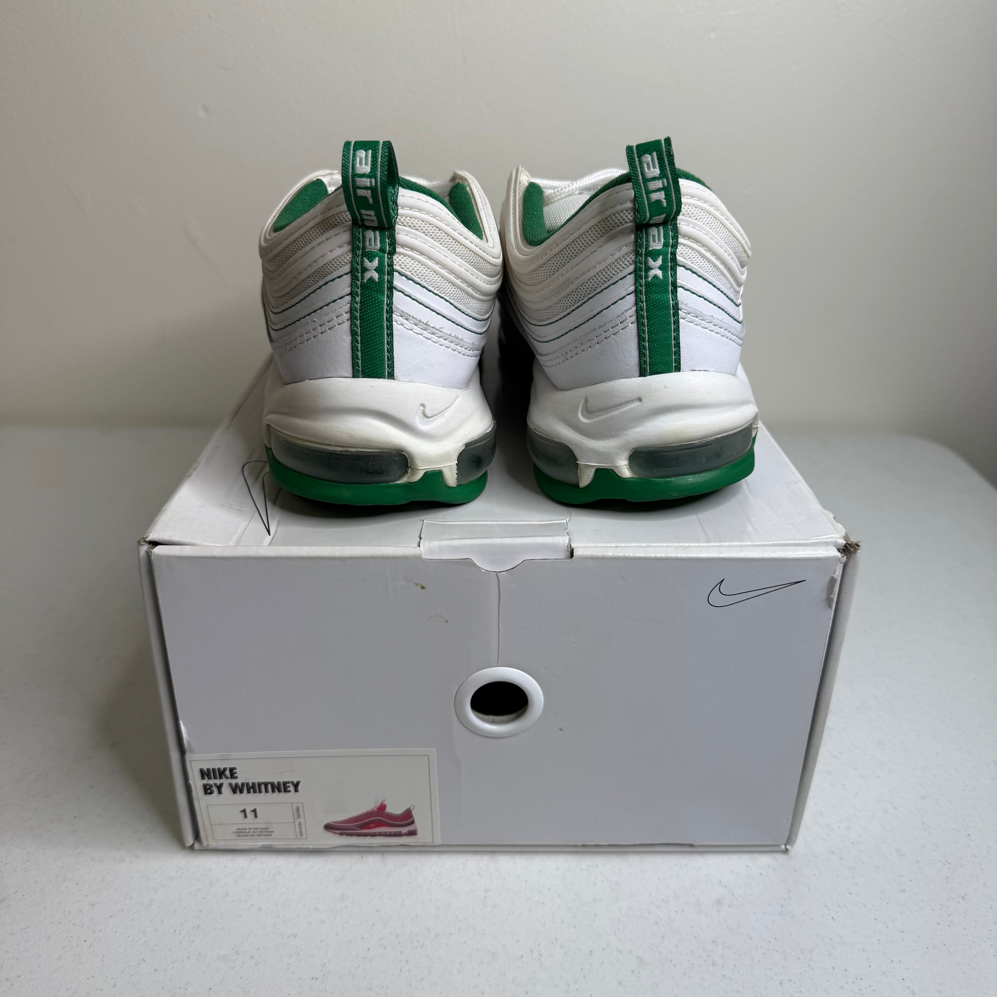 Nike by you Air Max 97 White Green