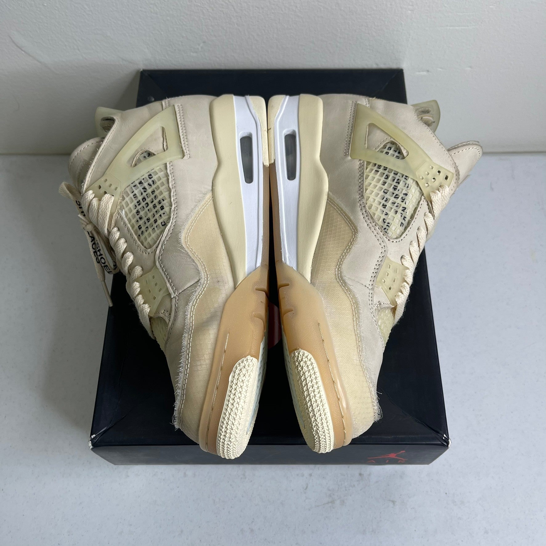 Size 9w - Jordan 4 Retro Off-White Sail (Women's)