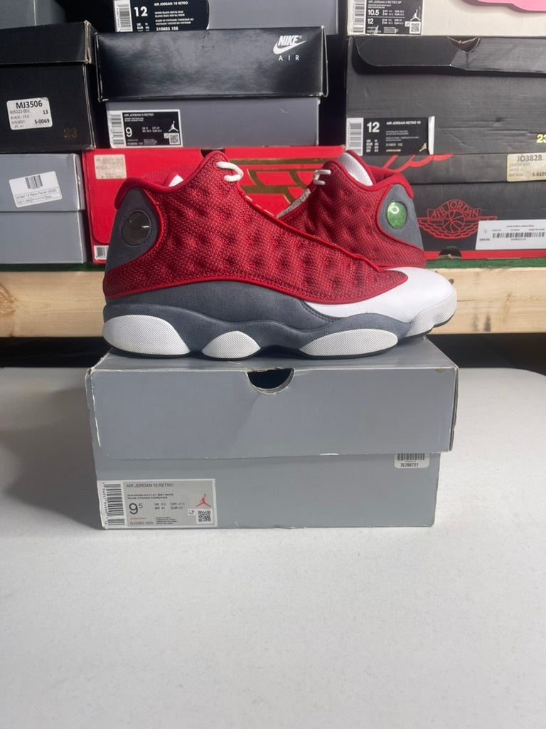 Size 9.5 - Jordan 13 Retro Gym Red Flint Grey