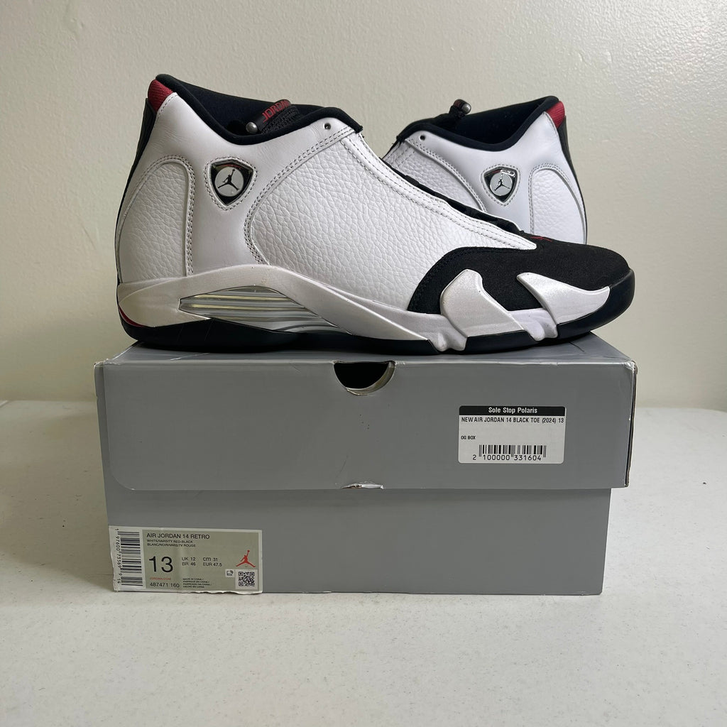 Jordan 14 Retro Black Toe (2024)