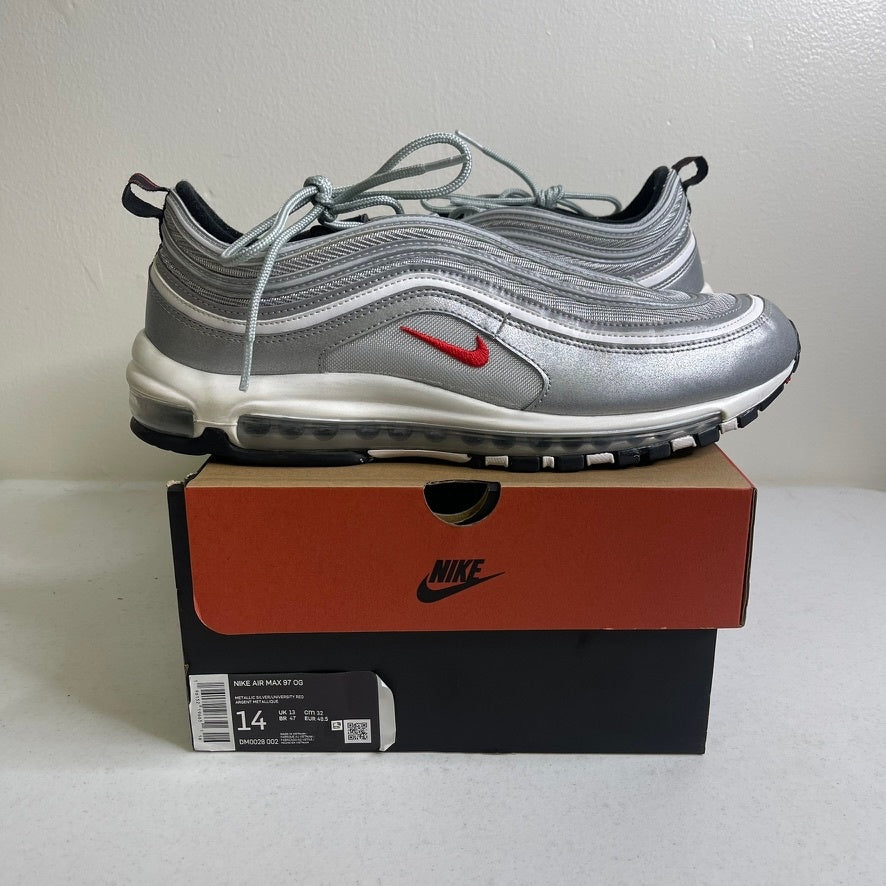 Size 14 - Nike Air Max 97 OG Silver Bullet (2022)