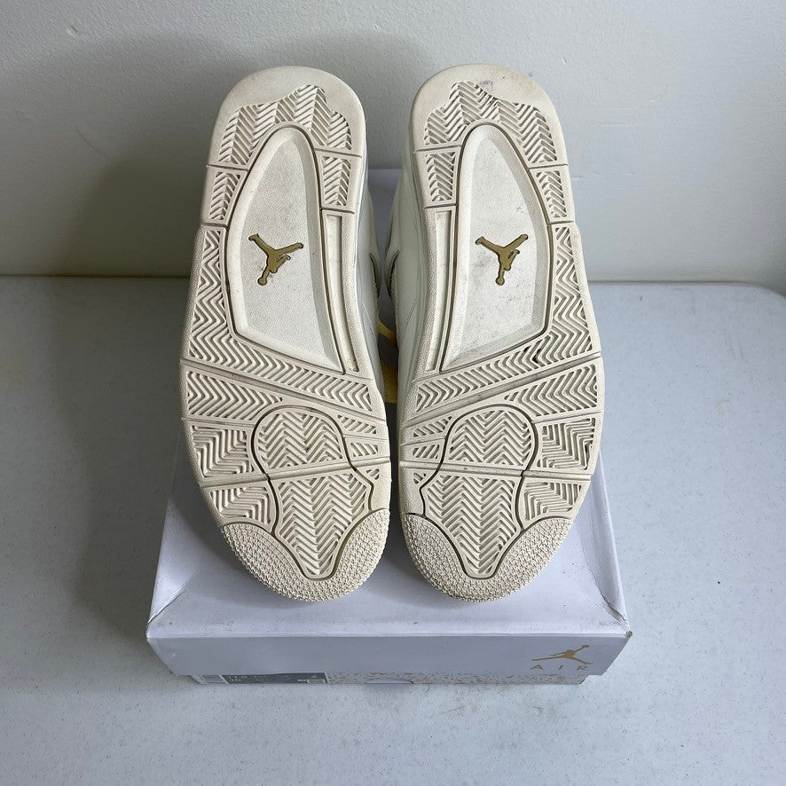 Size 11.5w - Jordan 4 Retro Metallic Gold (Women's)