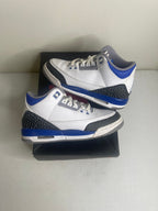 Size 4.5y - Jordan 3 Retro Racer Blue (GS)