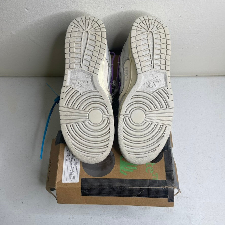Size 9.5 - Nike Dunk Low Off-White Lot 47