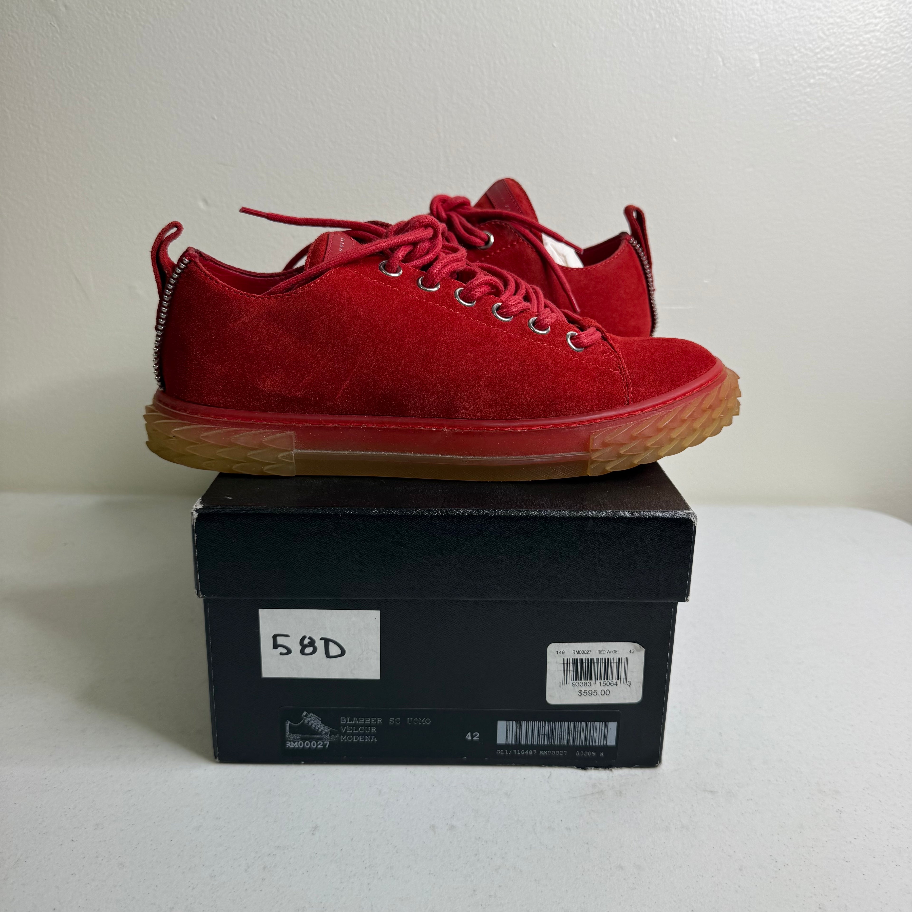 Giuseppe Zanotti Blabber Velour Sneaker