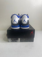 Size 4.5y - Jordan 3 Retro Racer Blue (GS)