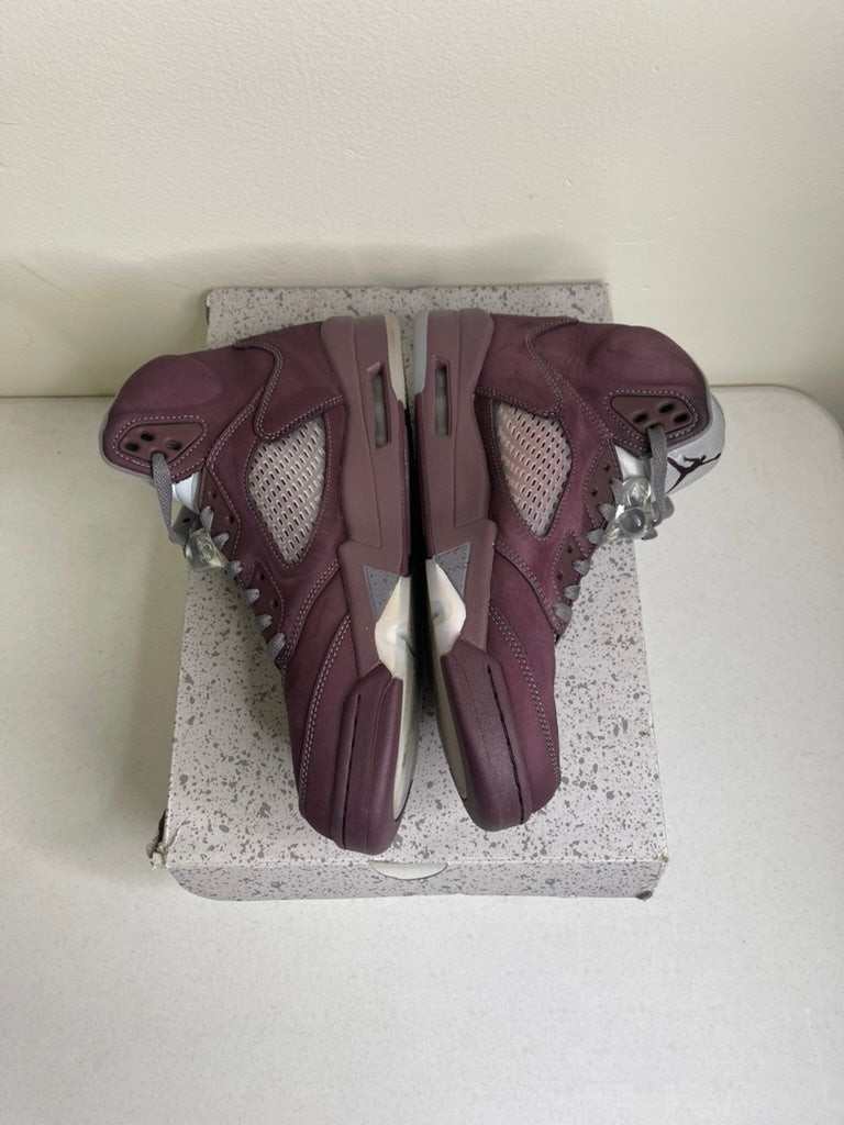 Size 10.5 - Jordan 5 Retro Burgundy (2023)
