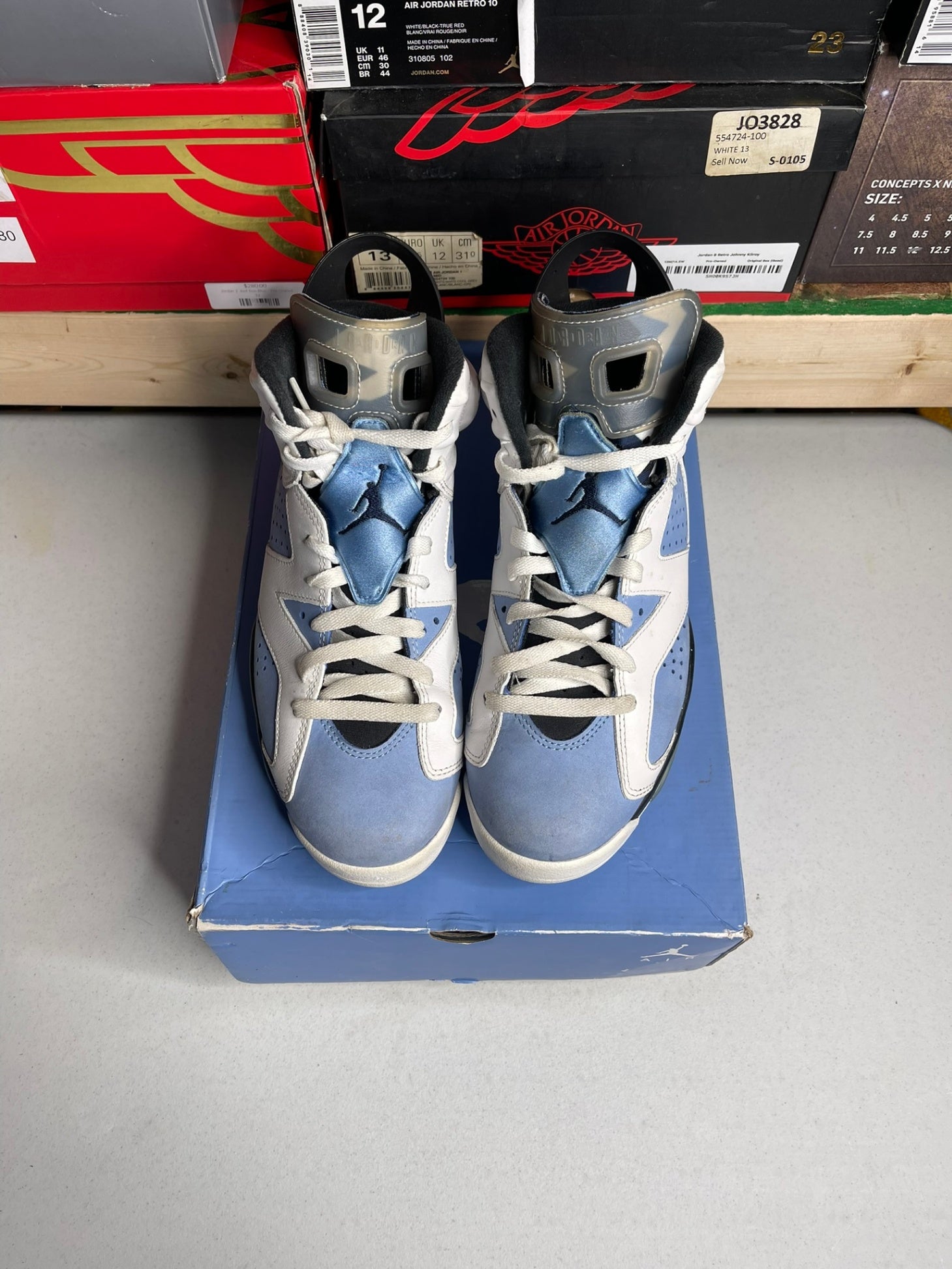 Jordan 6 Retro UNC White