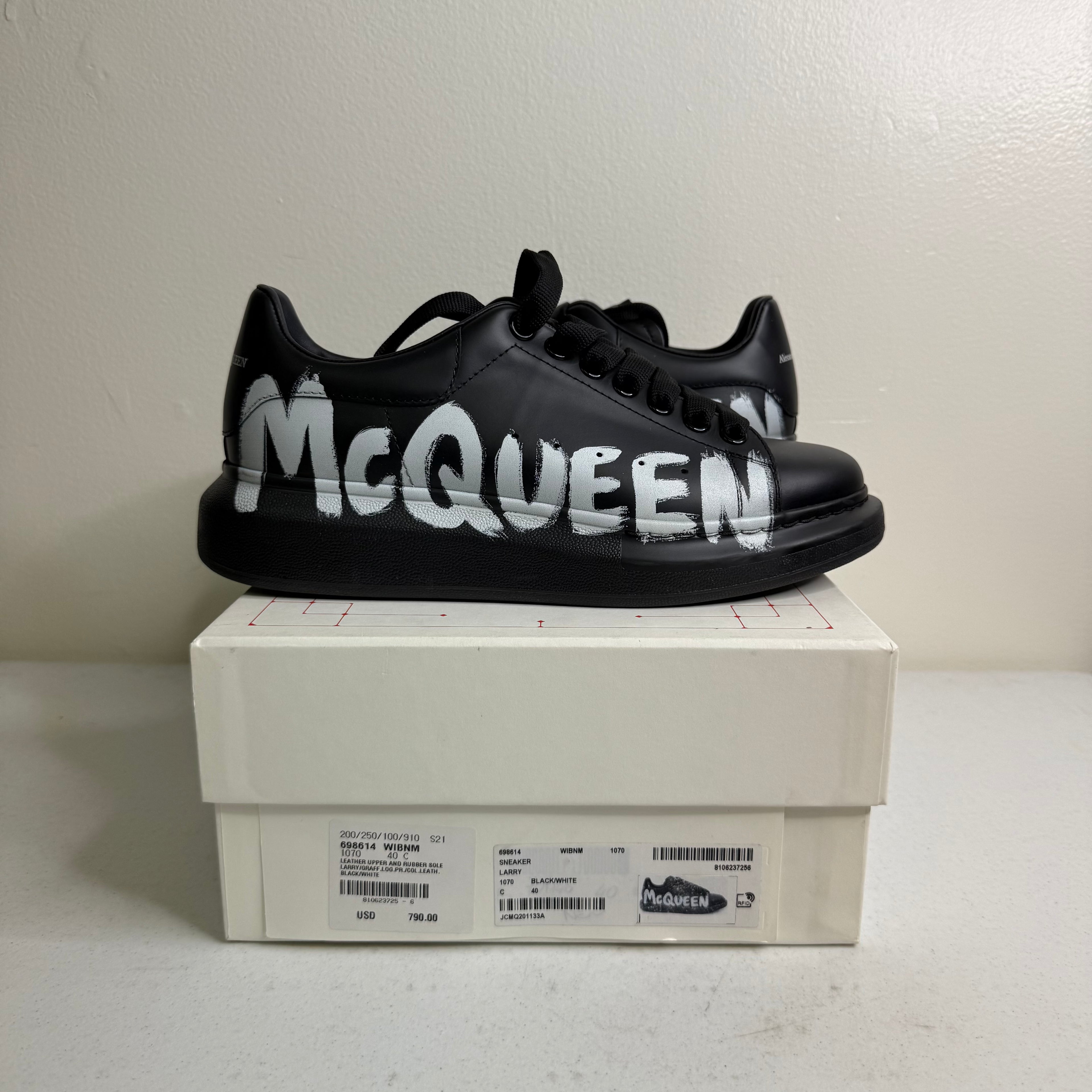 Alexander McQueen Black White Sneaker