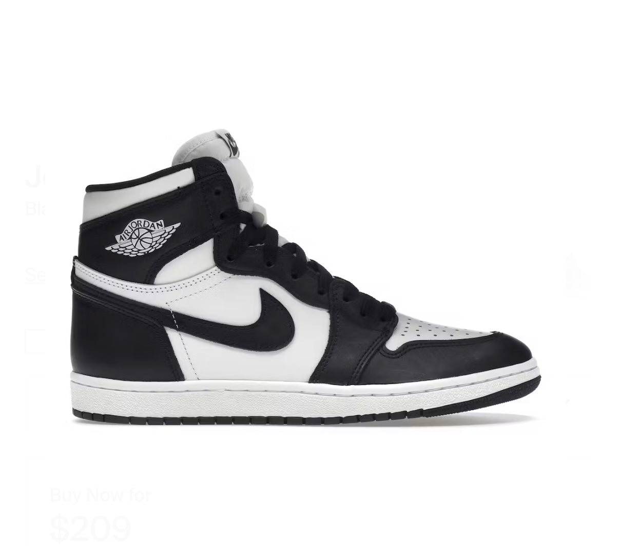 Jordan 1 High 85’ Black White