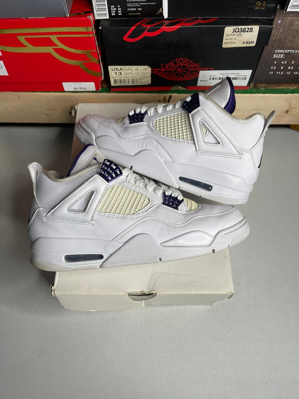 Jordan 4 Retro Metallic Purple