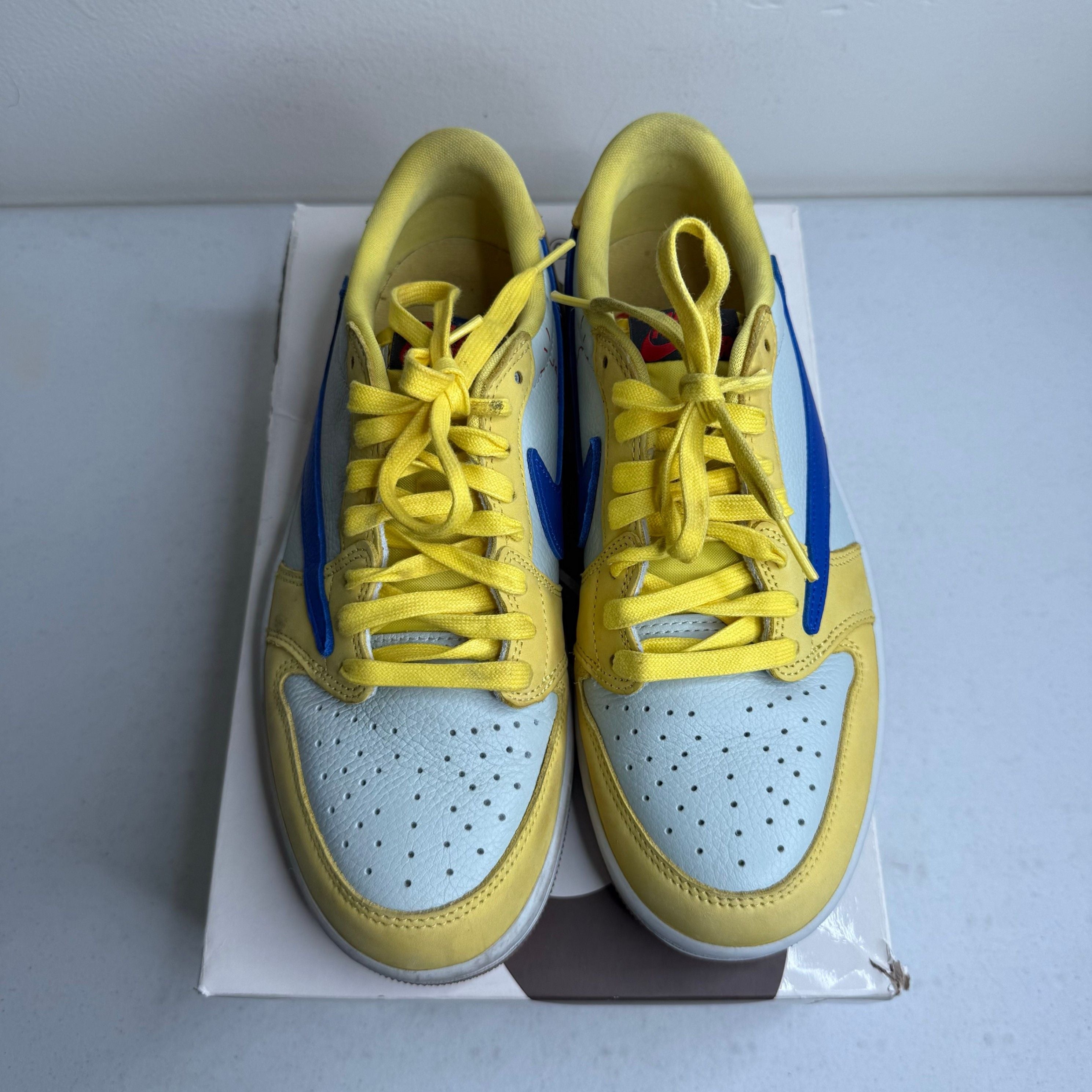 Size 8.5w - Jordan 1 Retro Low OG SP Travis Scott Canary (Women's)