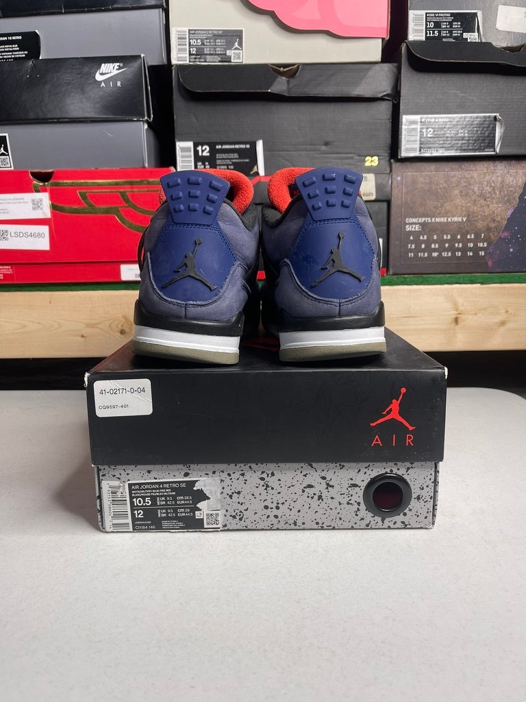 Size 9.5 - Jordan 4 Retro Winterized Loyal Blue