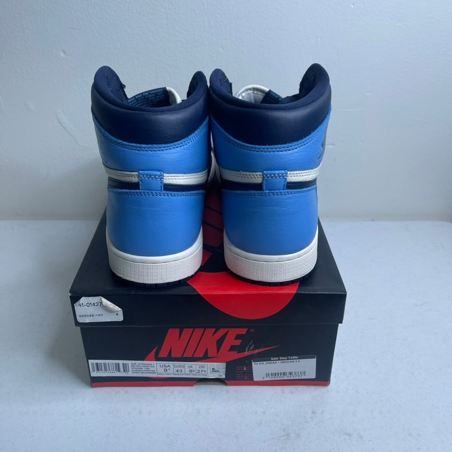 Size 9.5 - Jordan 1 Retro High Obsidian