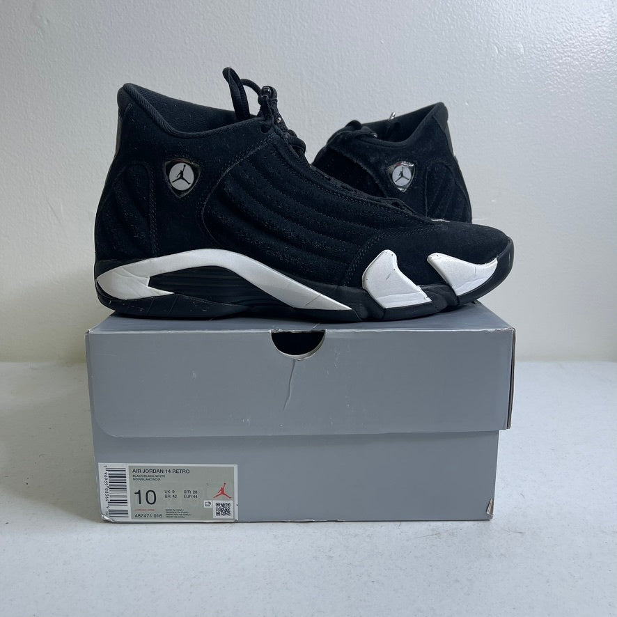Size 10 - Jordan 14 Retro Black White