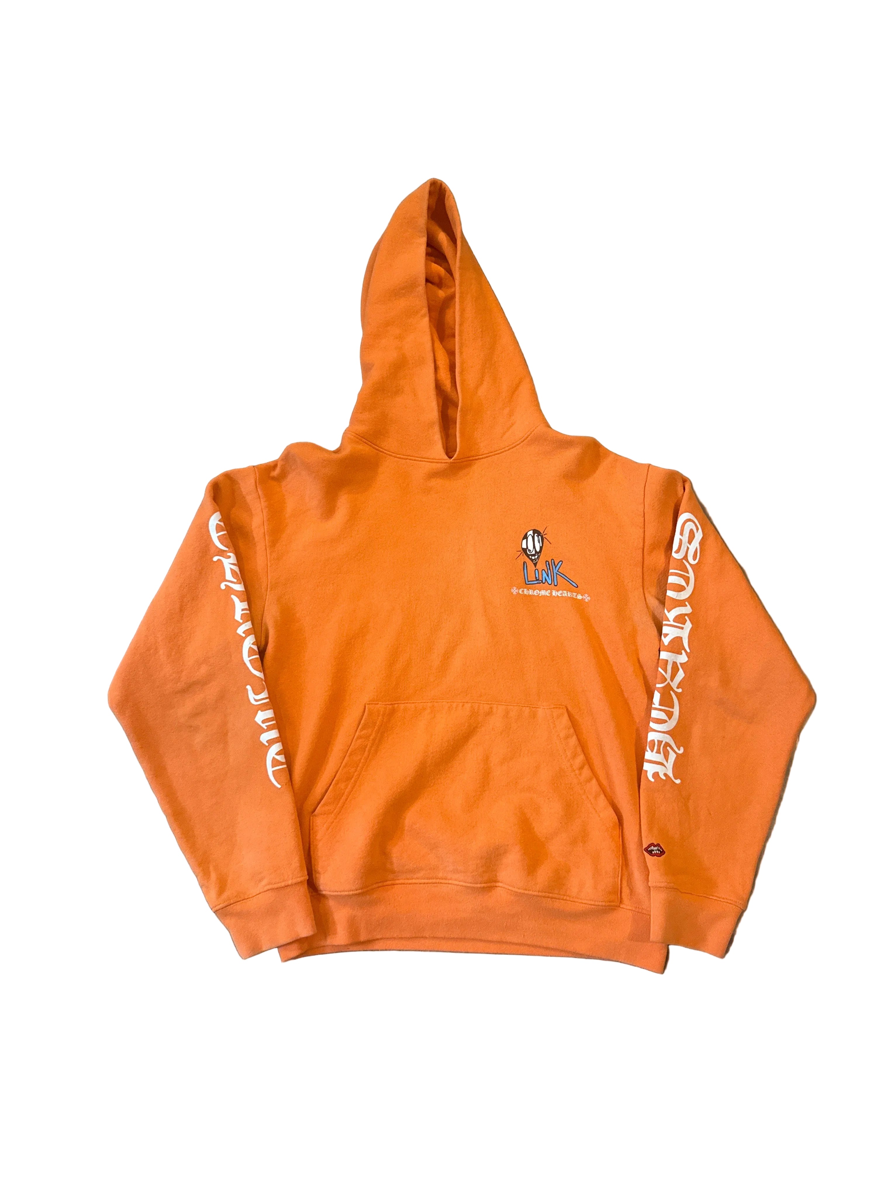 Size Medium - Chrome Hearts Matty Boy Link Orange Hoodie