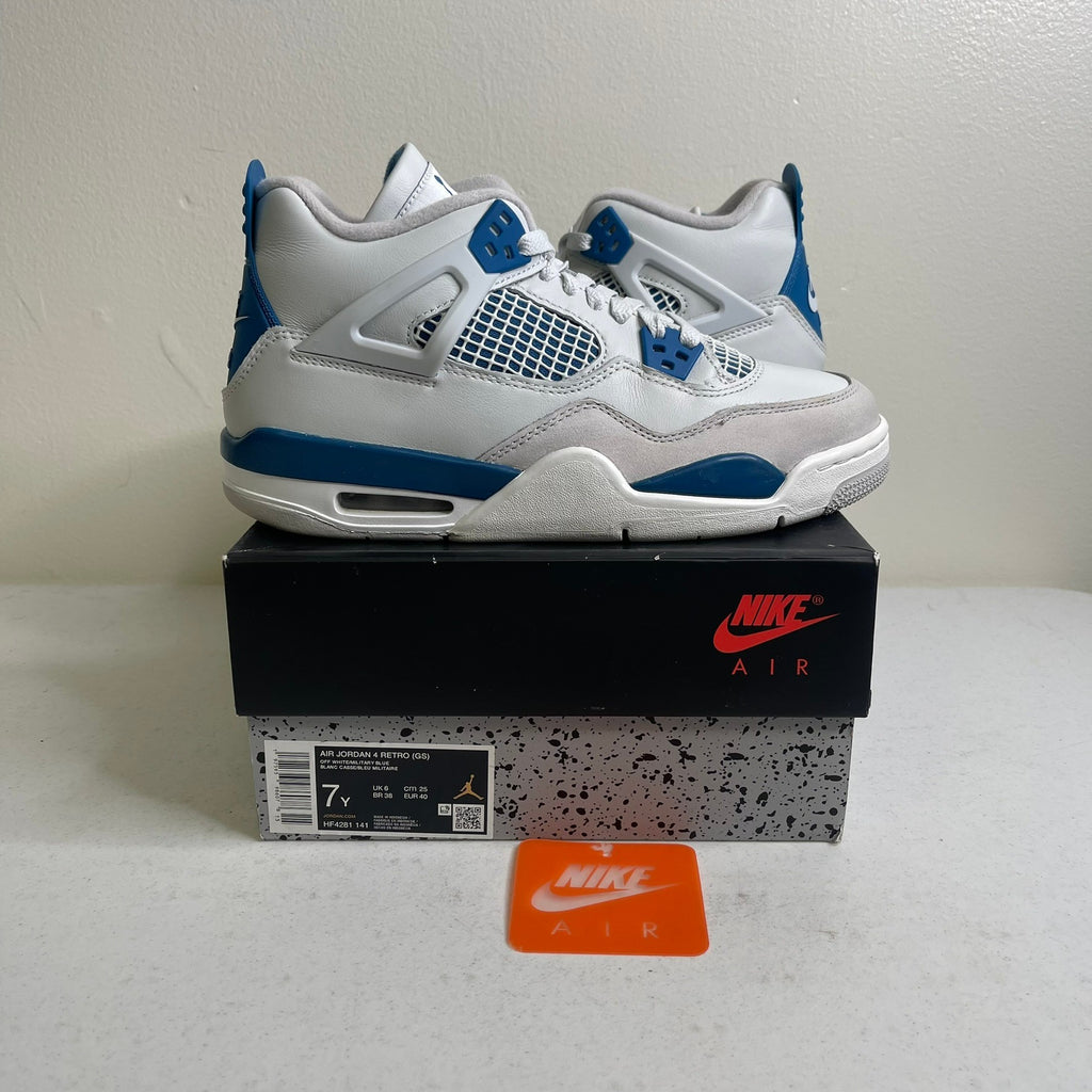 Jordan 4 Retro Military Blue (2024) (GS)