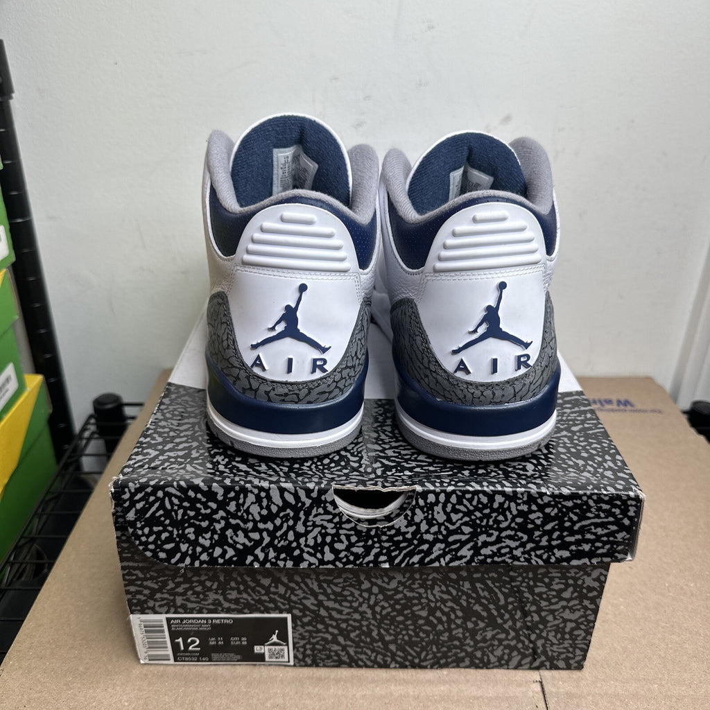 Size 12 - Jordan 3 Retro Midnight Navy