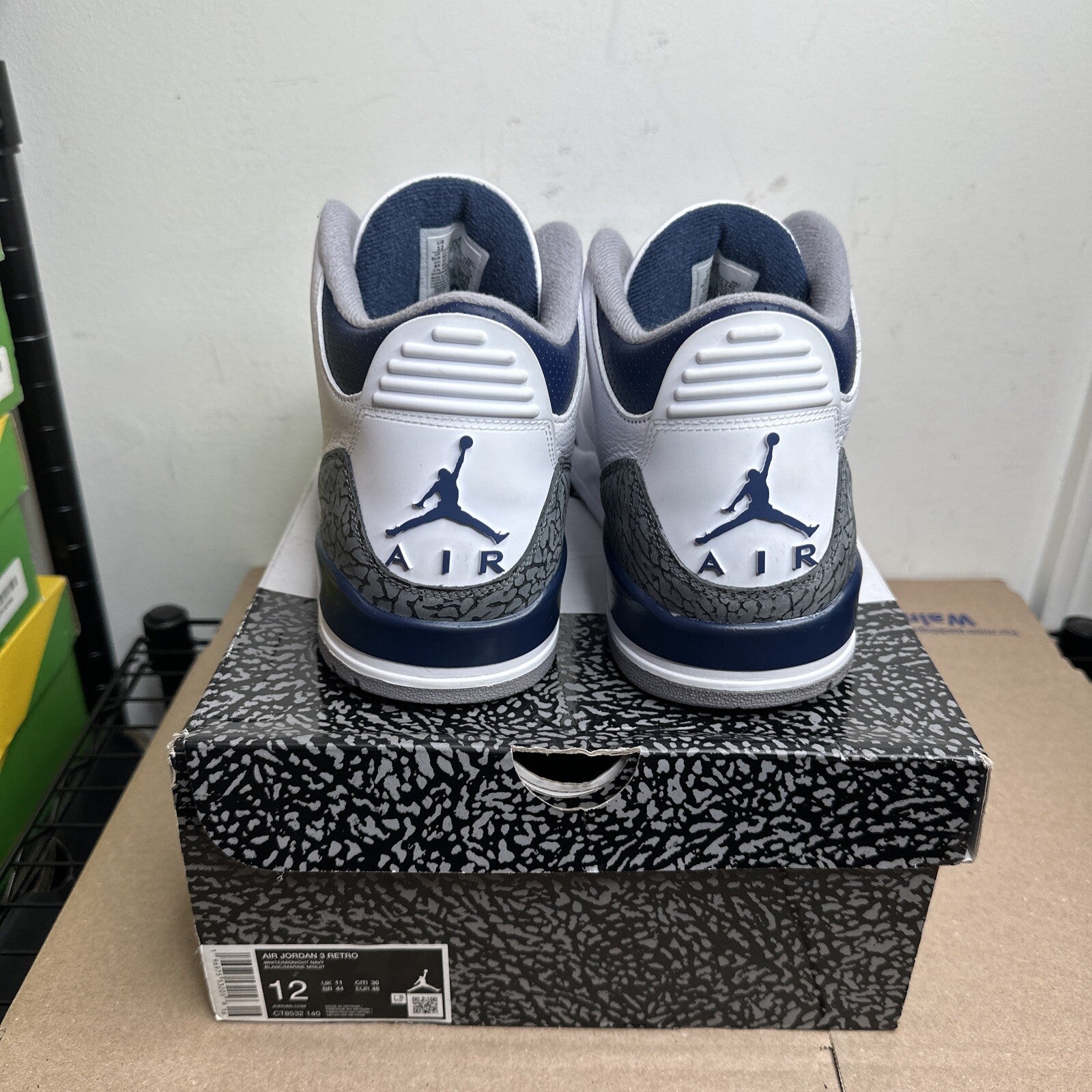 Size 12 - Jordan 3 Retro Midnight Navy