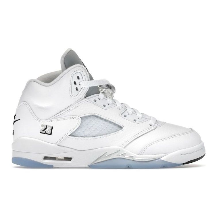 Size 6.5y - Jordan 5 Retro White Metallic (2026) (GS)