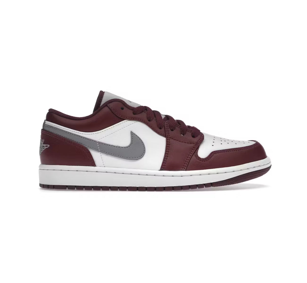 Jordan 1 Low White Bordeaux