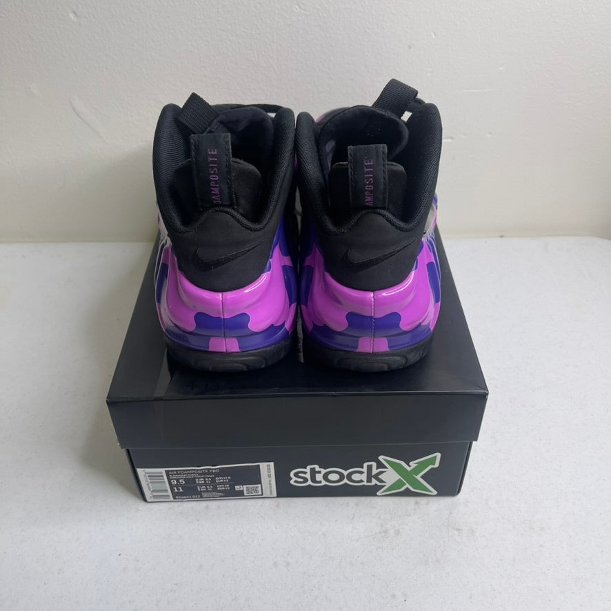Size 9.5 - Nike Air Foamposite Pro Purple Camo