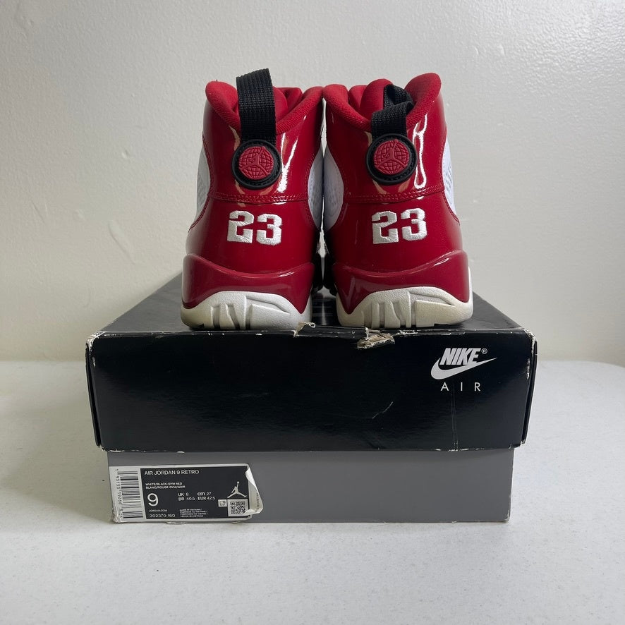 Jordan 9 Retro White Gym Red